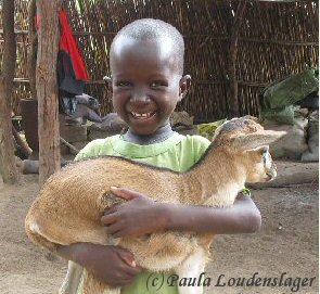 L'enfant � la ch�vre
